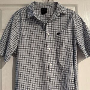Helly Hansen Men's Navy and White Plaid Shirt